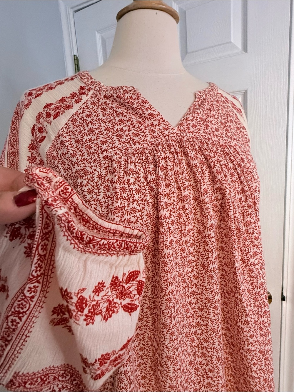 Lucky Brand Floral tunic Blouse - Picture 2 of 4